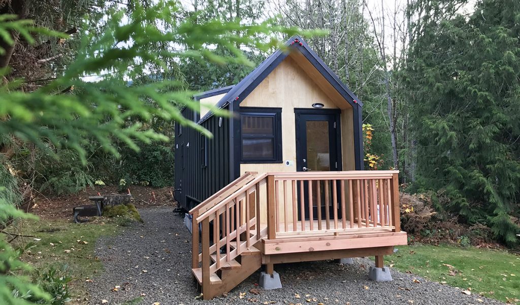 Meet Ingrid, one of the newest tiny houses at the Mt. Hood Tiny House Village