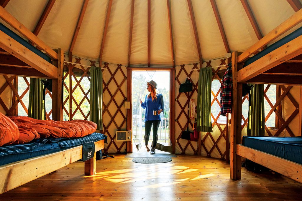 Yurt at Tranquil Timbers Campground