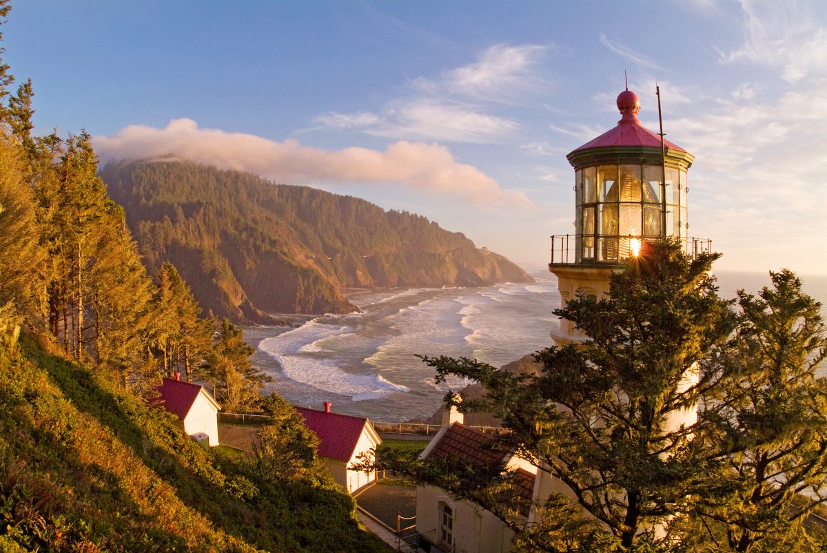 View from Heceta Head Lighthouse