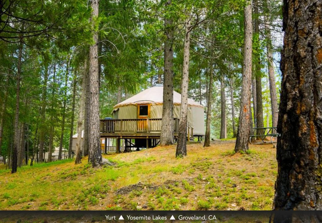 Yurt Yosemite Lakes Groveland, CA