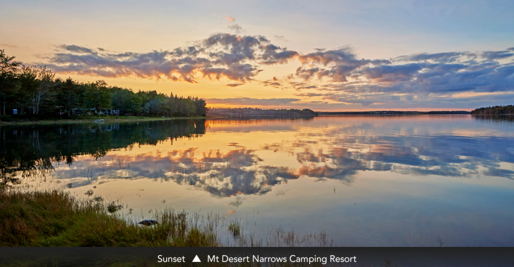 Sunset • Mt Desert Narrows Camping Resort