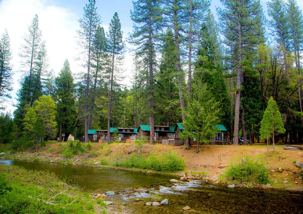 Cabins on the River at Yosemite Lakes