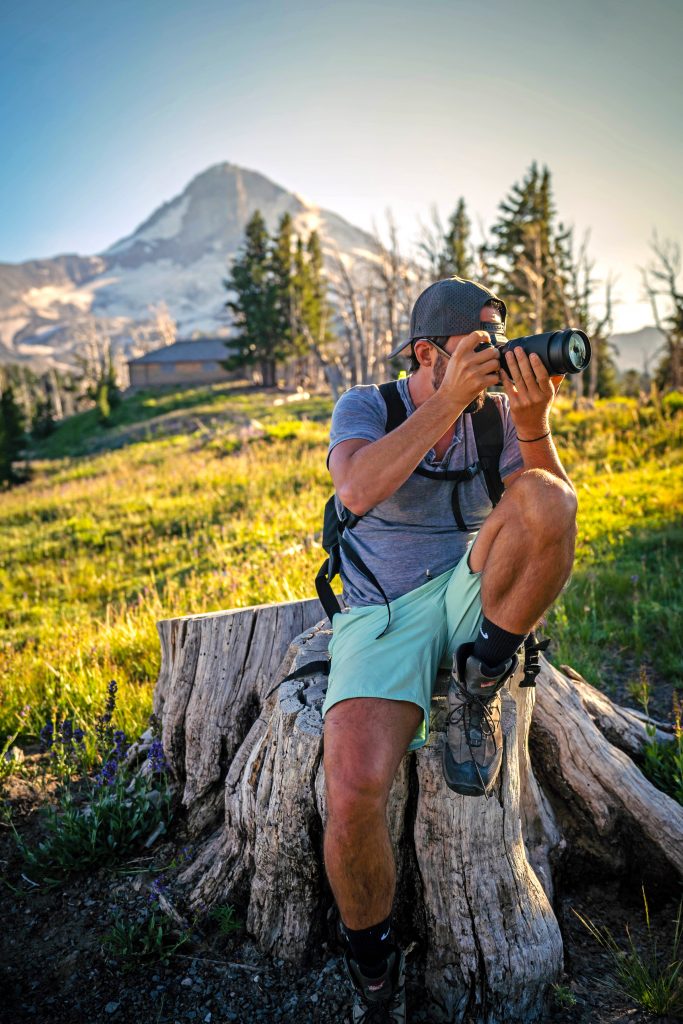 Photographer at Mt. Hood Village Resort