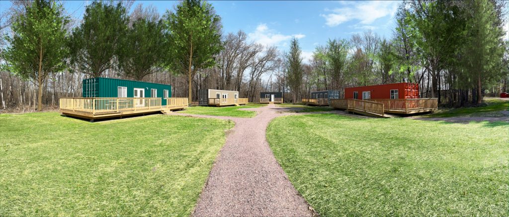 Tiny House Container Village at Yukon Trails