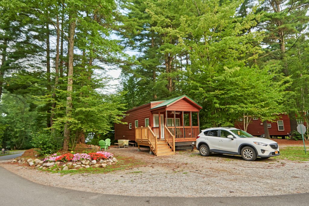 Cabin at Lake George Escape Campground