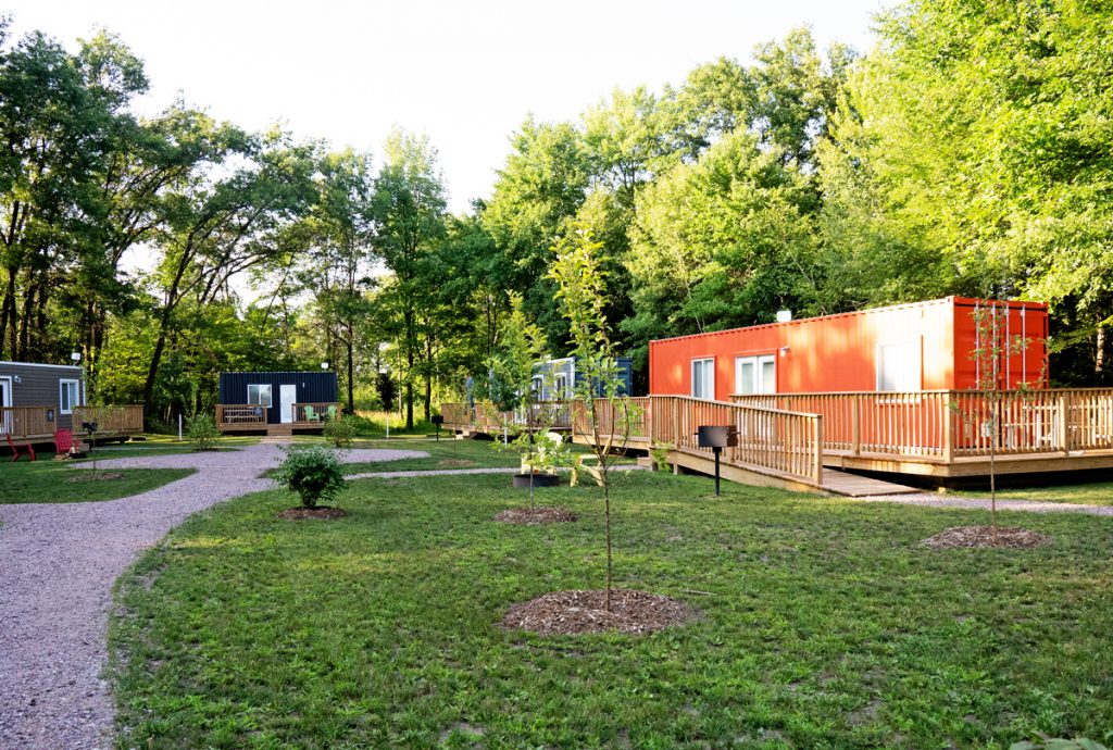 Tiny House Container Village at Yukon Trails