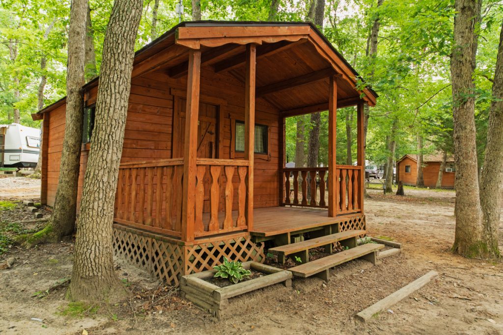 Cabin at Mays Landing Campground
