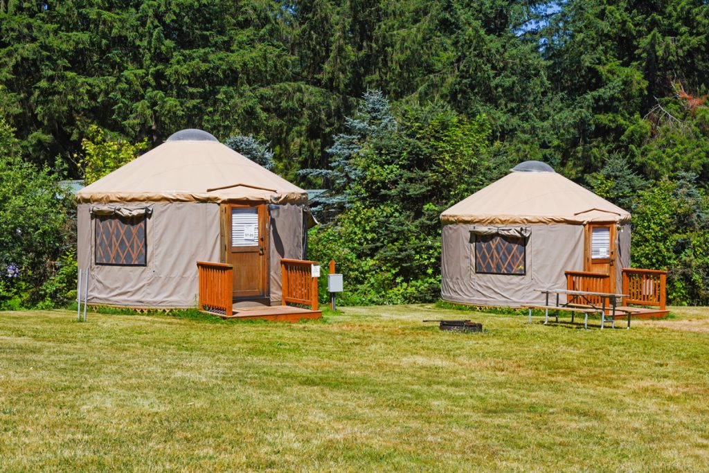 Yurts at Thousand Trails Thunderbird