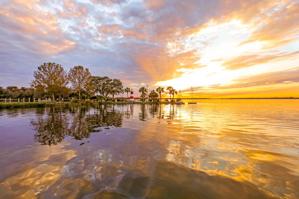 Sunset at Lake Dora