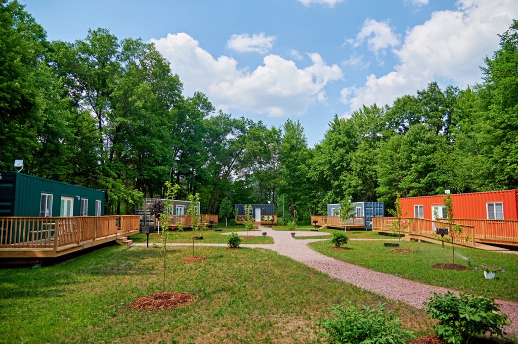 Tiny House Container Village at Yukon Trails