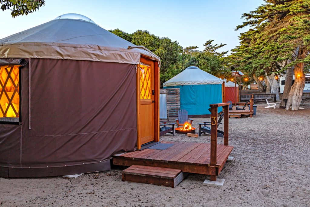 Yurts at Marina Dunes RV Resort