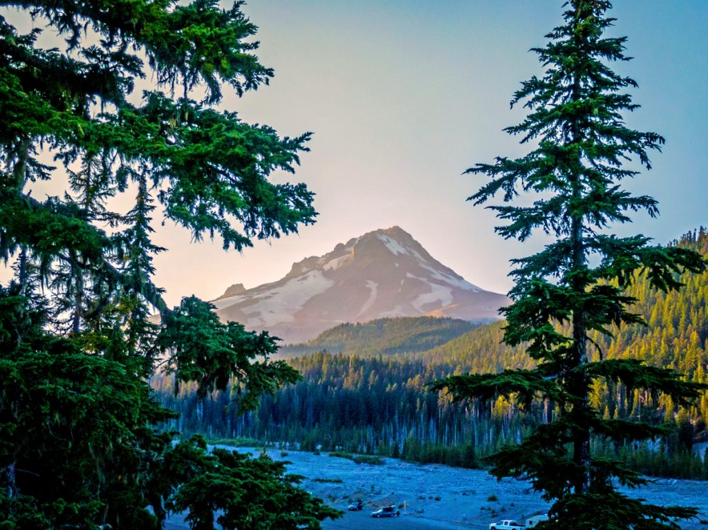 Landscape view of Mt. Hood