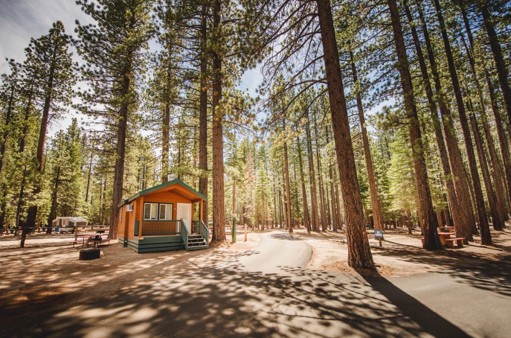 Cabin at Tahoe Valley Campground