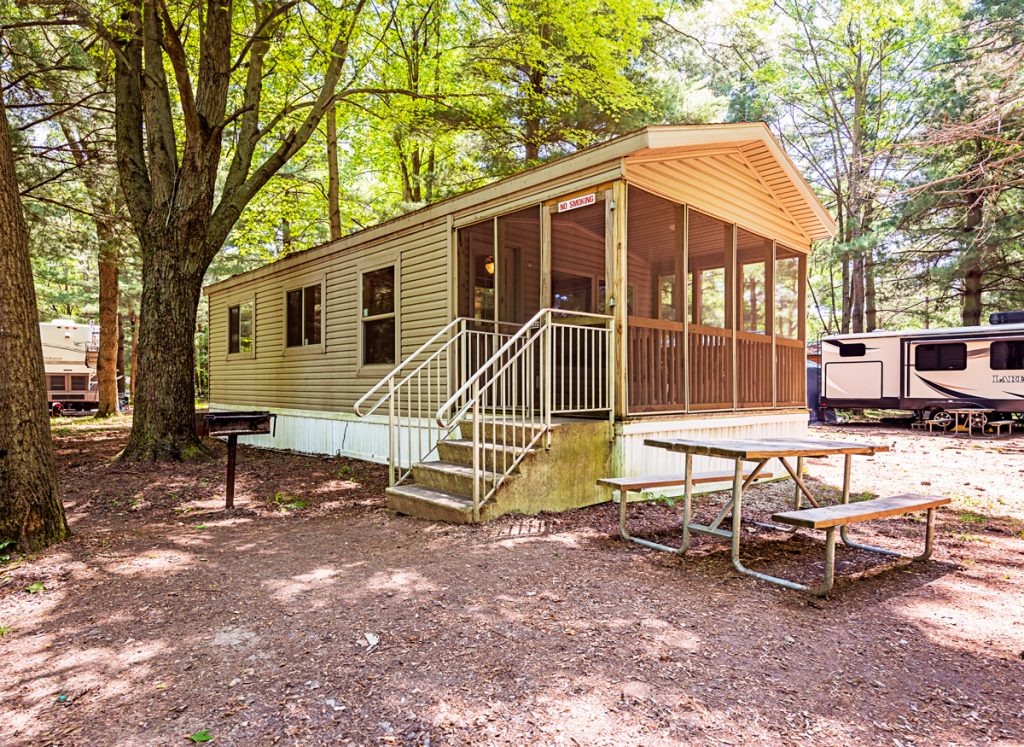 Cabin at Twin Mills Camping Resort