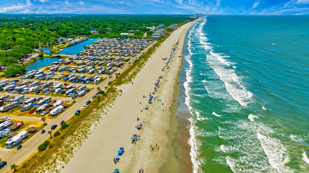 Beach at Carolina Shores RV Resort