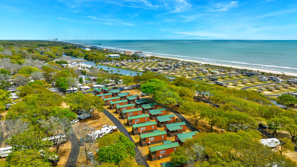 Aerial view of Carolina Shores RV Resort