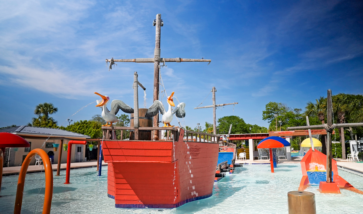 Pirate Boat at Carolina Shores RV Resort