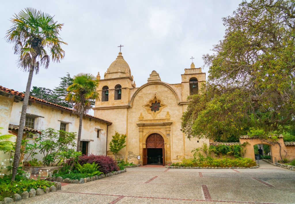 Outside of the Historic Mission, Carmel Mission