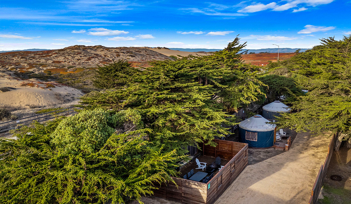Yurts at Marina Dunes